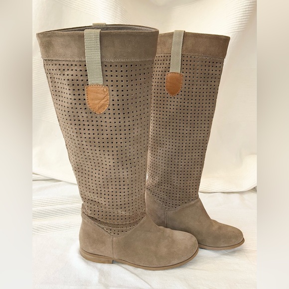 Suede Leather Riding Boots - Picture 7 of 15